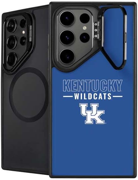 Skinit Kickstand Phone Case Compatible with Galaxy S24 Ultra - Officially Licensed University of Kentucky UK on Blue Design