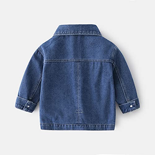 Toddler Little Boys Denim Jacket Casual Jeans Coat Outerwear2