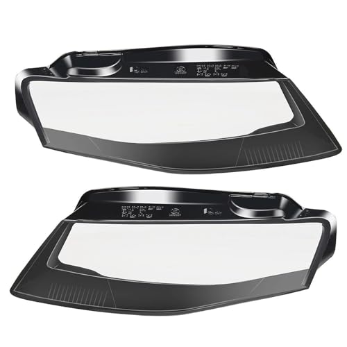 Lentilles pour phares avants de voiture A4 L B8 2010 2011 | Abat-jour en plastique transparent