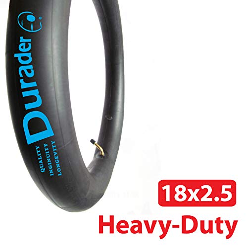 DURADER 18x2.5 Inner Tube with Angled Schrader Valve for Electric Bikes