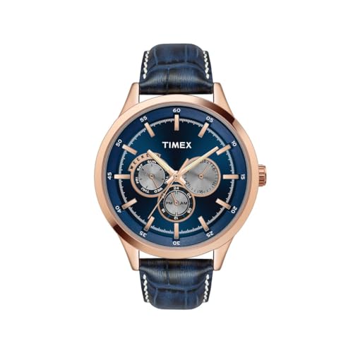 Image of TIMEX Analog Watch for Men with Round Dial & Water Resistant Man's Wrist Watches