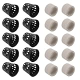 BESPORTBLE Wasserpflanzen Fixier Ringe Satz Keramik Pflanzkörbe Mittel für Aquarium Wassergras Befestigung Zubehör