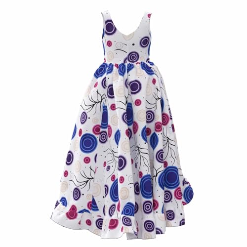 Image of iooiooi African Dresses for Women Party Robe Plus Size Print Dashiki Dinner Dress