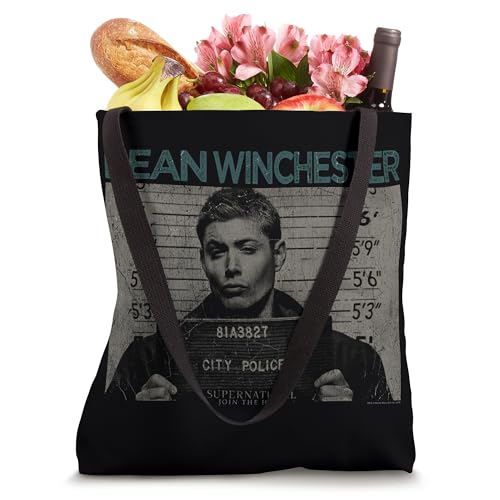 Bolso tote Supernatural Dean Mug Shot miniatura 4