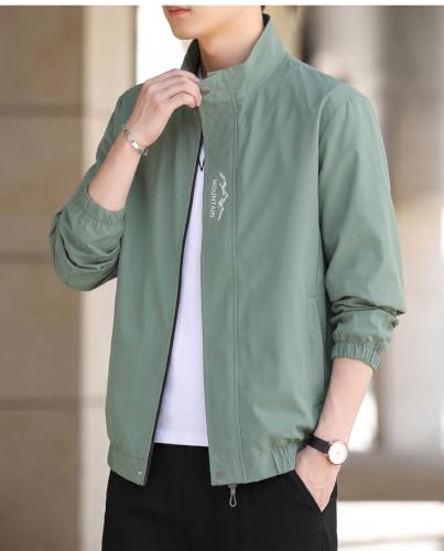 Image of Celary Men's Bomber Jacket | Lightweight Casual Zip-Up Jacket | Stylish Slim Fit Outerwear for All Seasons