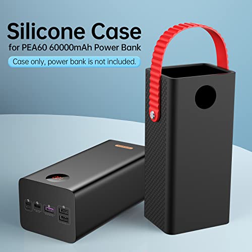 Romoss Pea60 60000Mah Power Bank + Silicone Case (Black) #TOP6