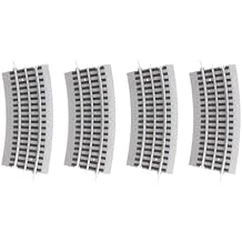 Lionel FasTrack O36 Half Curve O Gauge Train Track 4-Pack, Lionel O Gauge 3-Rail FasTrack Expansion Track for Model Train Layouts & Railroad Sets, Age 14+
