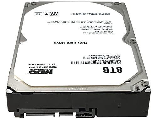 Image of MDD MAXDIGITALDATA MaxDigitalData 8TB 7200 RPM 256MB Cache SATA 6.0Gb /s 3.5inch Internal Hard Drive for NAS Network Storage (MD8000GSA25672NAS)
