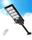 Sararoom 400W Solar Straßenlampe mit Fernbedienung für Außen
