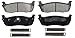 Wagner Severe Duty SX711 Semi-Metallic Disc Pad Set Includes Installation Hardware, Rear