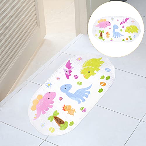 Alfombrilla baño antideslizante PRETYZOOM con diseño de dinosaurio 7