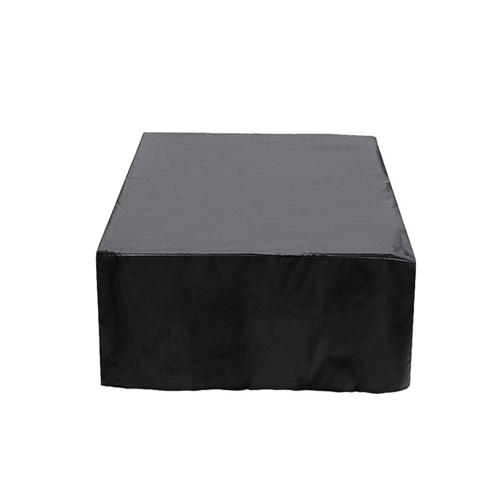 FLR 87”L x 87”D x 33”H Hot Tub Cover Outdoor SPA Covers Swimming Pool Waterproof Dust Proof Cover (87x87x33 inch, Black)-image-12