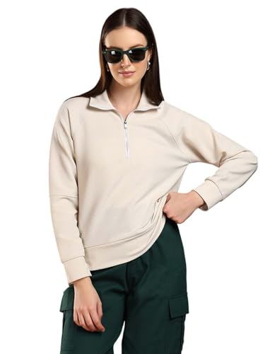 Image of KOTTY Women's Stylish Pullover Sweatshirt Ideal for Winter and Layered Looks