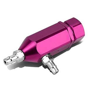 DNA Manual Boost Controller, Universal Adjustable Turbo Engine Boost Controller, Aluminum Alloy-Purple, BC-T6-PP