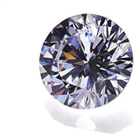 Alone Moon 1000pcs 1.0mm Round Whtie Sparkling Loose Cubic Zirconia Resplendent Grade Hearts and Arrows Cut for Ring/Necklace/Earrings Inlay and DIY Hand-Made,Vacuum Packaging