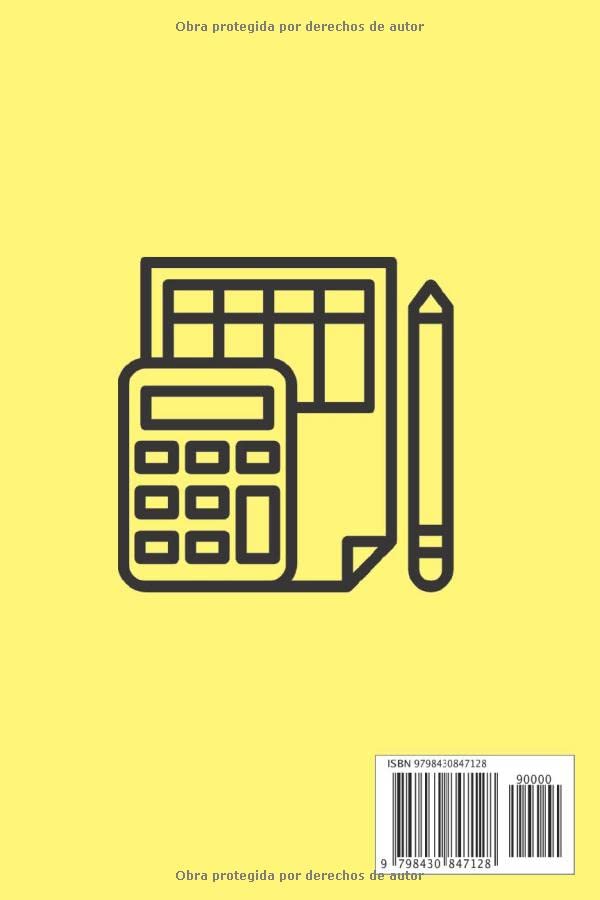 Miniatura 2 de Libro de contabilidad Cuaderno de contabilidad ingresos y gastos, Libro Mayor Simple Libro de caja Cuentas Diario de contabilidad para pequeñas