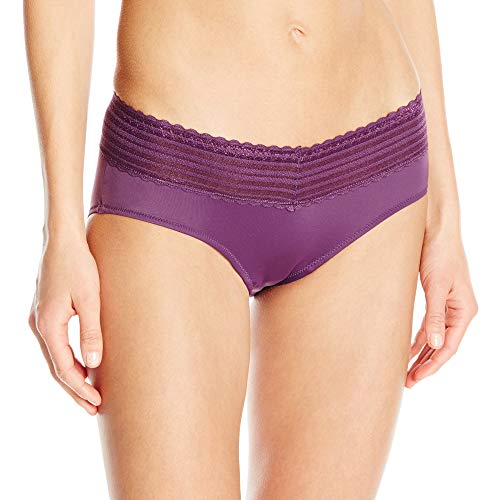 Image of Warner's womens No Pinching No Problems Dig-free Comfort Waist With Lace Microfiber Hipster 5609j