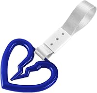 Vista 13 de Q1-TECH, JDM Tsurikawa - Anillo japonés para metro, tren, autobús, mango de coche, correa de mano con mango de corazón roto y correa de mano