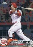 2018 Topps Chrome #41 Eugenio Suarez Cincinnati Reds Baseball Card - GOTBASEBALLCARDS