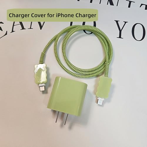 Protector de cable para iPhone 20W de silicona suave con diseño ondulado 4