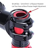 PLATT Fahrrad Ahead Vorbau Spacer 1/8' Aluminium MTB Rennrad Distanzscheiben Headset Spacer 2mm/3mm/5mm/4x10mm(7PCS)