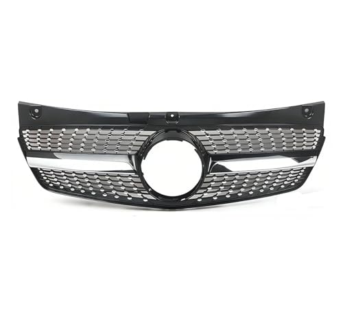 Grille calandre avant pour remplacer plastique usé Mercedes Viano Vito W639 2011-2014 argent