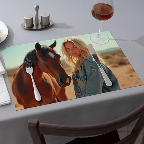 Set de table fraise lavable pour protéger votre nappe - 2