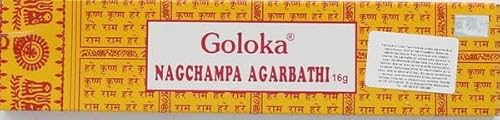 GOLOKA Juego de Varillas de Incienso, 1 pack, 16 g (Paquete de 12)