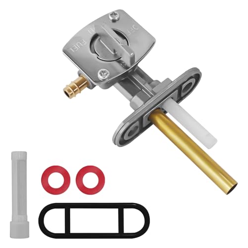 QKYS Petcock Fuel Shutoff Valve 1996 Kawasaki Bayou 300 4x4 Fuel Petcock Switch YFM Grizzly 600 Bear Tracker 250 Bruin 350 Raptor Wolverine Professional Motorcycle Powersports Parts