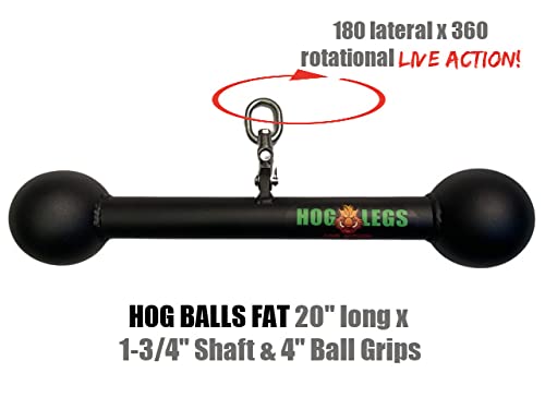 Lpgmuscle Pull Up Handles With Hook Hog Balls #TOP3