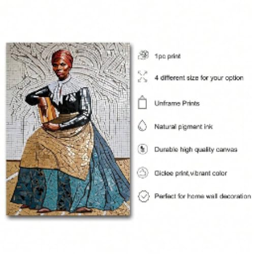 Peinture abstraite minimaliste célèbre Juneteenth sur toile décorative haute résolution