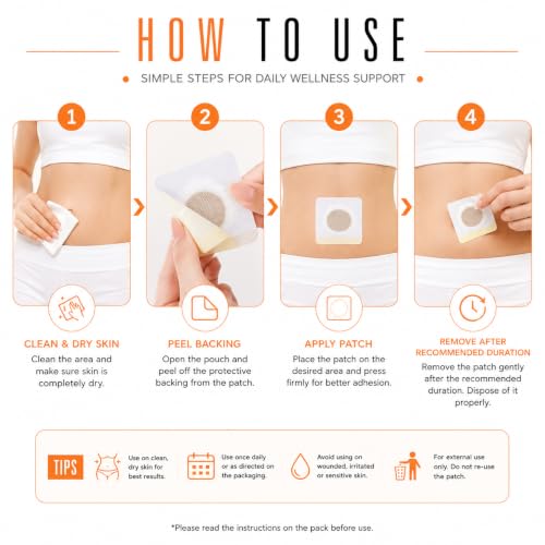 Image of Slim Patch Body Comfort Patch for Daily Wellness Support | Adhesive Skin Patches | Easy to Apply | Comfortable Fit | Lightweight & Travel Friendly | 10 Patches