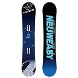 NEUWEABY Snowboard da donna All Mountain '25 - Stampa cielo stellato Directional Twin Cam-Out Camber per snowboarder principianti e avanzati 142 cm