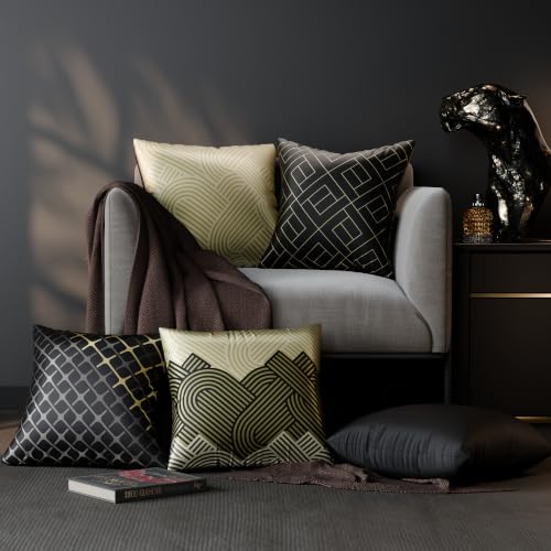 Image of Stoa Paris Cushion Cover Set of 5, Home Decor for Sofa, Bed & Living Room, Digital Printed Cushion Cover 16 Inch x 16 Inch, Soft Touch Finish, Hidden Zip Closure, Anastasia's Waltz - Anastasia