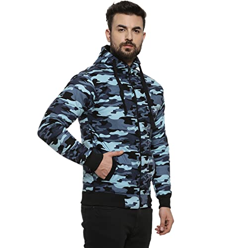 Image of Campus Sutra Cotton Blend Men Standard Length Jacket