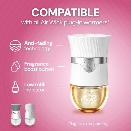 AIR WICK Scented Oil Vibrant Refill Cherry Blossom & Raspberry 5 ct. | Air Wick plug in refill, infused with essential oils;air fresheners for home, room,bathroom,bedroom & office.Use as directed - image 5