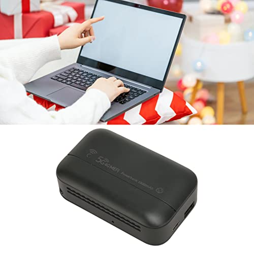 Image of Mobile WiFi Hotspot, 4G Portable WiFi Router, Lightweight and Thin Design Supported for Win 7 /8 /10 for Linux with SIM Card Slot for Cell Phones, Laptops, Desktops and Tablets