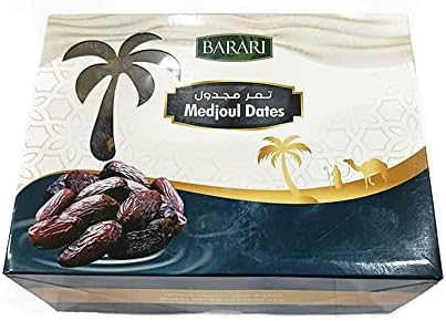 Barari Original - Premium Medjool Dates 500gms Original Organic Fresh Sweet & Natural Mejdoul Dates Khajur Barari Medjoul Dates