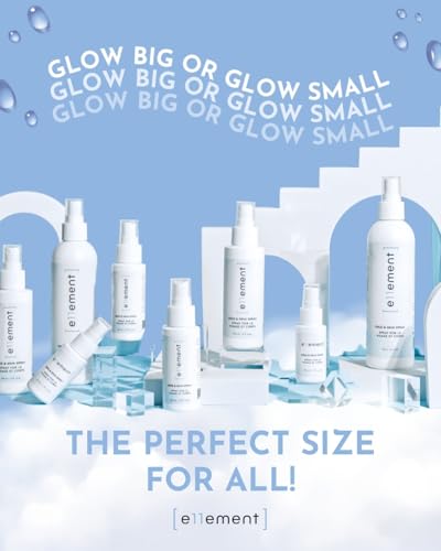 Image of e11ement Hypochlorous Acid Spray for Skin, HOCl Facial Mist & Body Spray, Skin Cleanser for Face, Acne Prone & Sensitive Skin, Fragrance Free, All Skin Types & All Ages (3 Piece Set)