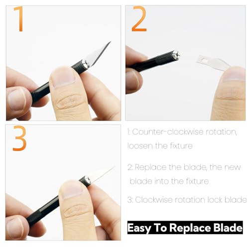 Wallpaper and Vinyl Wrap Installation Tool Kit - Includes 4inch & 8inch Felt Edge Squeegees, Trimmer Tool, for Window Tint, Stickers, Protective Films, Transfer Film, Signboards - Image 5