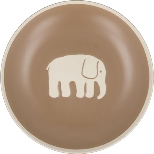Finlayson FIN141-355 Elephanty Pattern, Pasta Plate, Curry Plate, Plate, Approx. Diameter 8.3 x Depth 1.6 inches (21 cm) x Depth 1.6 inches (4 cm), Miscellaneous Goods, Scandinavian Tableware,