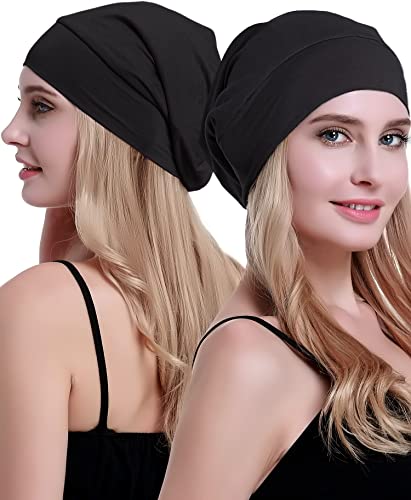 Osvyo Bamboo Chemo Headscarf For Women Hair Loss - Cancer Slip On Headwear Turbans Sealed Packaging Red Blue Blush #TOP5