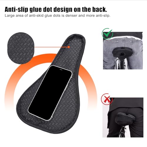 Housse de selle pour vélo imperméable épaisse et double sangle de cyclotourisme
