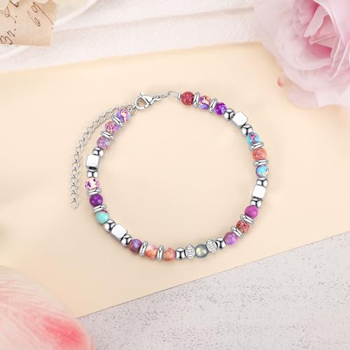 Image of JoycuFF Teen Jewelry Bracelets for Teen Teenage Gifts Ideas Trendy Stuff, 6 8 9 10 11 12 13th 16 Year Old Birthday East Christmas Gifts