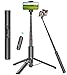 Gahenwo 153cm Selfie Stick Handy Stativ für Smartphone, 3-in-1 Selfie Stick mit Fernbedienung, Stativ Reiseständer Selfie-Stangen mit 360° kompatibel für 4''-7'' iPhone/Mobiltelefon MI 4 günstig Kaufen-Gahenwo 153cm Selfie Stick Handy Stativ für Smartphone, 3-in-1 Selfie Stick mit Fernbedienung, Stativ Reiseständer Selfie-Stangen mit 360° kompatibel für 4''-7'' iPhone/Mobiltelefon