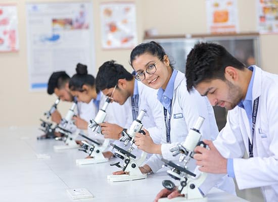 Labacare Student Monocular Compound Microscope with Blank Slide kit & LED Lamp - Image 5 thumbnail