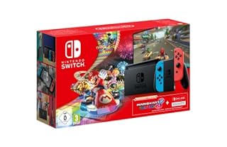 Nintendo Switch-Konsole + Mario Kart 8 Deluxe [Download Code] + Nintendo Switch Online [3 Monate]