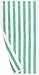 Amazon Basics 100% Cotton Terry Cabana Stripe Pool & Beach Towel, Soft & Absorbent, Quick Drying, Large, 2-Pack, Green, 30