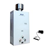 AQUAH Outdoor Liquid Propane Gas Tankless Water Heater 10 L / 2.7 GPM