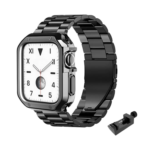 Apple Watch݊i XeX oh یP[Xt AbvEHb`p ^ rv xg SE2 SE Ultra 2 Ultra (ubN, 49mm)